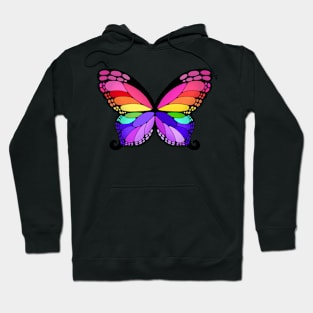 Butterfly Wings Pride Flag Hoodie